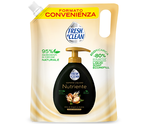 Fresh & Clean Sapone Liquido Disinfettante Ricarica 750 ml